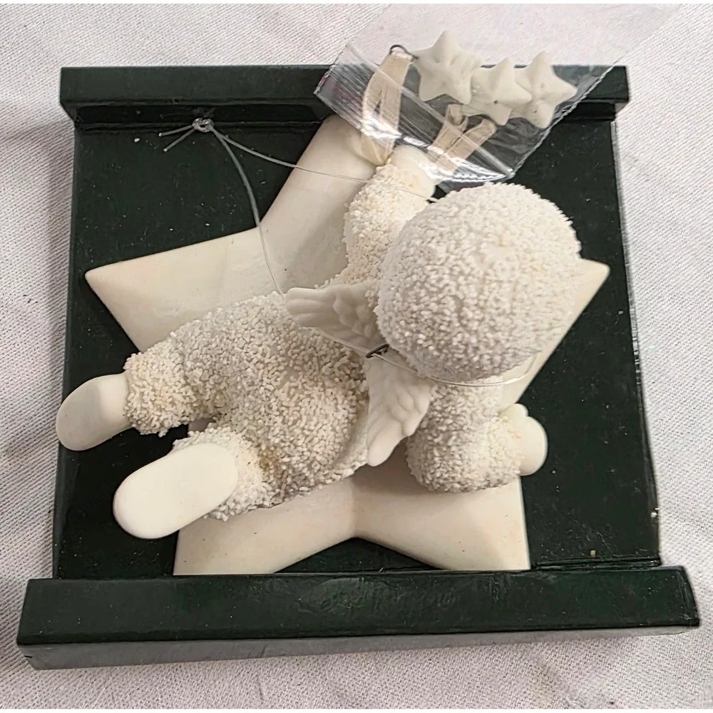 Department 56 Snowbabies Gathering Stars in the Sky Bisque Ornament with Box